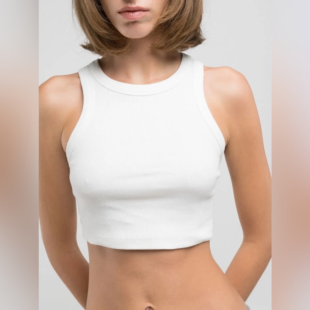Replay Atelier Ribbed Cropped Tank